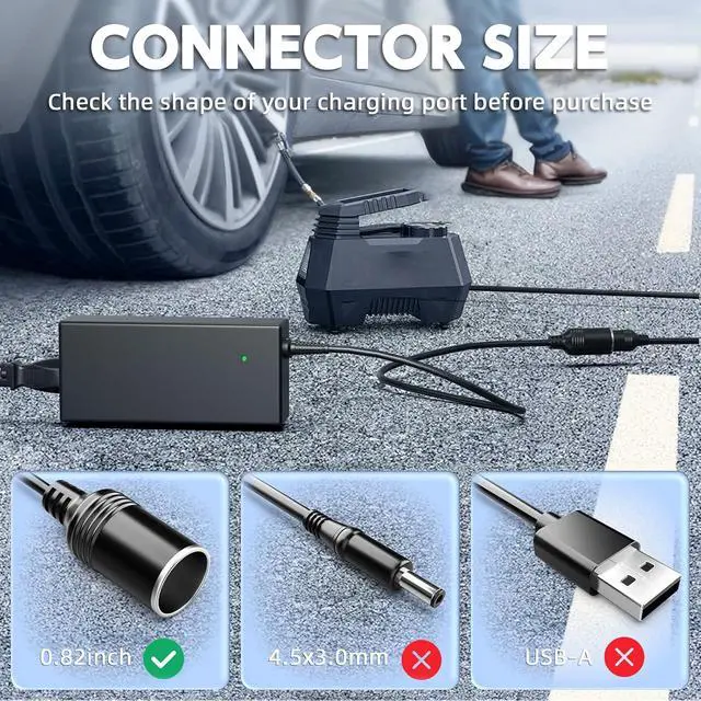 Alt view image 2 of 6 - 110V/120V to 12V Converter 10A 120W AC to DC Power Supply Adapter, Car Cigarette Lighter Socket Wall Plug Transformer for Car Refrigerator, Cooler, Vacuum Cleaner, Dash Cam and 12V Car Devices