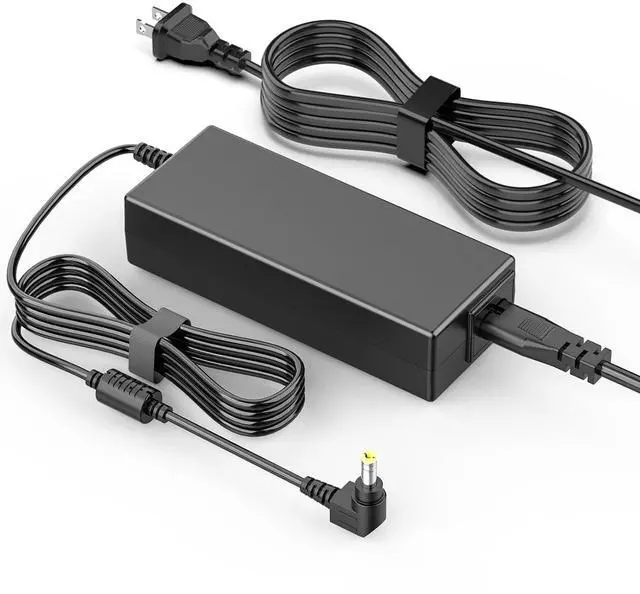 Main image of 19V Power Supply Compatible with Asus Monitor 27 24 23 22 inch VX238H, VX238H-W, VX228, VX228H, VX248, VX248H, MX279H, VX239H, VX279H, VX229H, MX239H, LS248H, VG278Q Gaming Monitor Power Cord