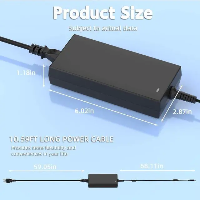 Alt view image 7 of 7 - 180W 130W AC Charger Compatible with Dell Docking Station WD19 K20A001 D6000 D6000S Business Dock WD15 K17A001 Thunderbolt Dock WD19TB WD19TBS TB15 TB16 TB18DC K16A K16A001 Power Adapter Supply