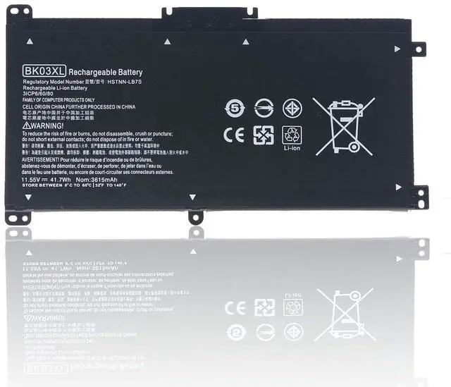 Main image of BK03XL Battery for HP Pavilion X360 14-BA 14M-BA Series | 11.55V 41.7Wh Li-ion Battery, Safety Certified, Over 500 Cycles, Fast Charging, Stable Performance