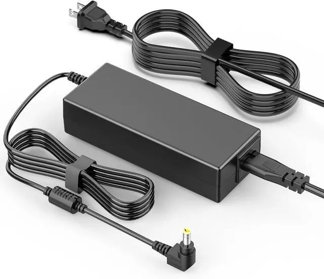 Main image of 65W & 75W Asus Power Adapter Bundle, Dual Tip Laptop Charger + 19V Monitor Supply, 5.5×2.5mm Compatible with Asus Notebook & Display