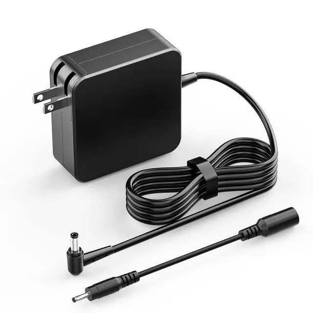 Alt view image 2 of 7 - 65W & 75W Asus Power Adapter Bundle, Dual Tip Laptop Charger + 19V Monitor Supply, 5.5×2.5mm Compatible with Asus Notebook & Display