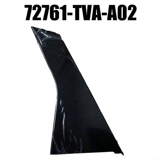 Alt view image 2 of 7 - Left Rear Door Pillar Garnish 2018-2022 Accord Black ABS Trim,Cover 72761-TVA-A02