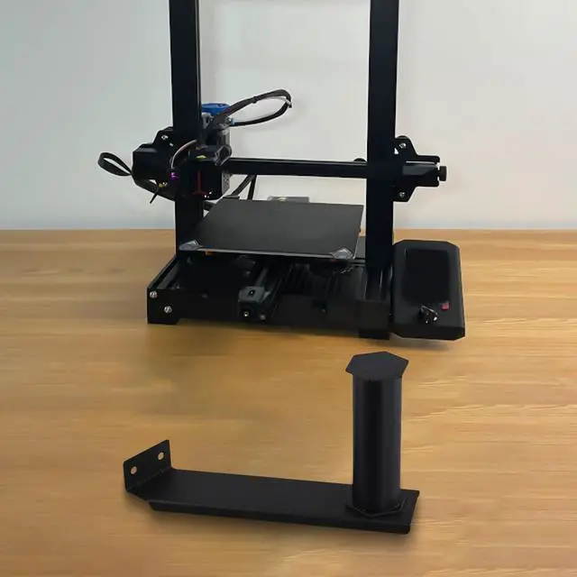 Alt view image 7 of 7 - Filament Holder 2 Neo/Plus/Max, Metal for 3D Printer Filament Bracket with 60° Tilted Design, High Temperature Resistant, Black