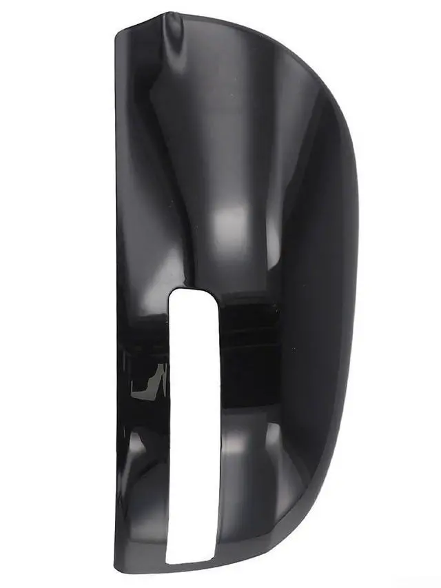 Alt view image 7 of 7 - Rearview Mirror Cover For ASX,For OUTLANDER 2010-2018 With Turn Signal Light ABS Bright Black Left Right Side(left)