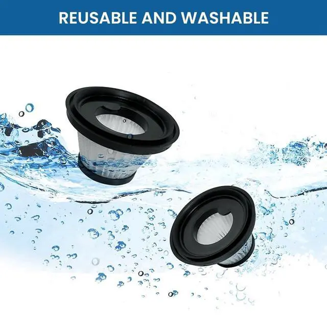 Alt view image 4 of 7 - Compact Cordless,Replacement Vacuum Filters for Duck Vacuum Cleaner, 8-Pack for Horse Power for Duck Vac Models