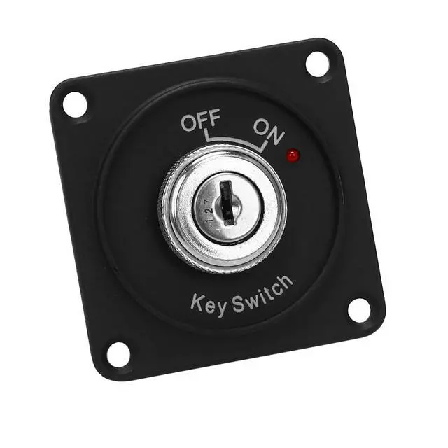 Alt view image 2 of 7 - Universal 12V Car Boat Motorcycle Ignition Key Ignition Switch Panel 2Position with 2 Keys
