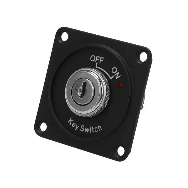 Alt view image 4 of 7 - Universal 12V Car Boat Motorcycle Ignition Key Ignition Switch Panel 2Position with 2 Keys