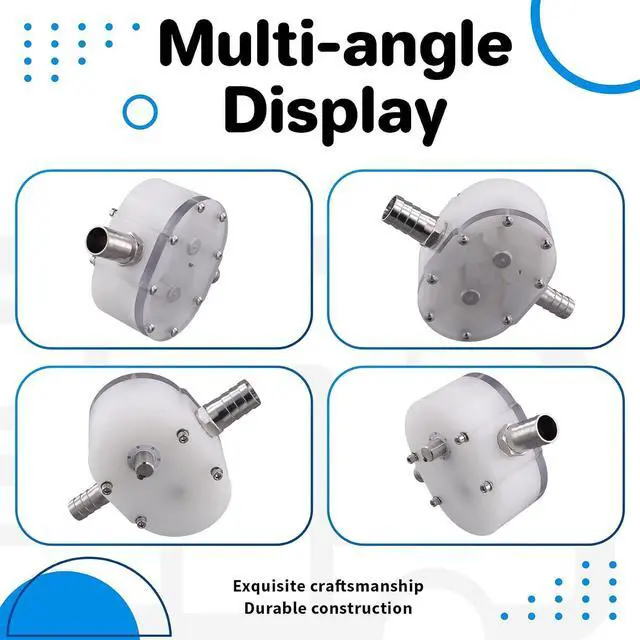 Alt view image 4 of 7 - Gear Pump Accessories Honey Pump 5-10L/Min Filling Machine Viscous Liquid Sesame Butter