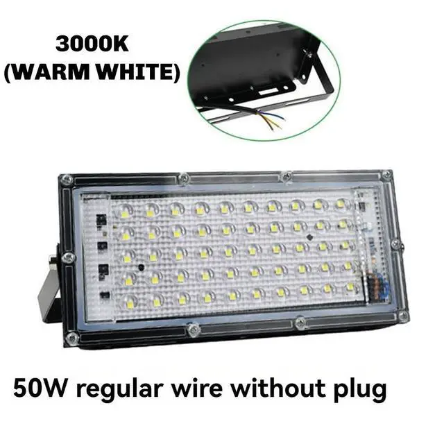 Alt view image 4 of 7 - LED Flood Light Efficient Pearl Point Floodlight Outdoor Spotlight Wall Street Lamp, Garden Lighting F