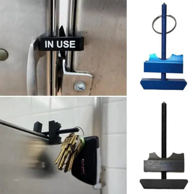 Alt view image 5 of 6 - Stall Safety Tool Bathroom Stall Lock Keychain for Hotel Rooms, Smart Shaker Tool