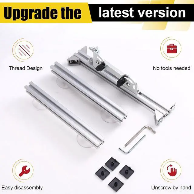 Alt view image 4 of 7 - DIY Linear Actuator Bracket Adjustable Angle Linear Reciprocating Motor Bracket Reciprocating Motor Bracket with Suction Cup
