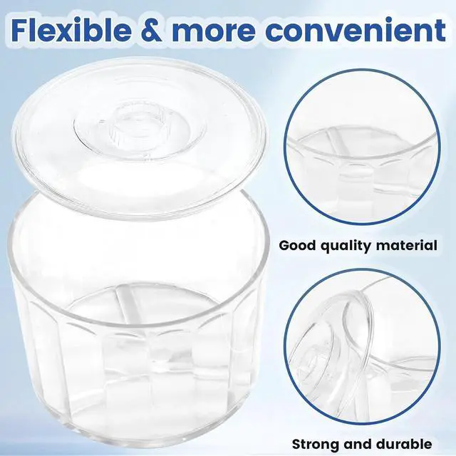 Alt view image 6 of 7 - KT-130 Magnetic Clear Tumbler Bucket Polishing Bucket Drums Magnetic Tumbler Polisher Machine Drum/Accessory