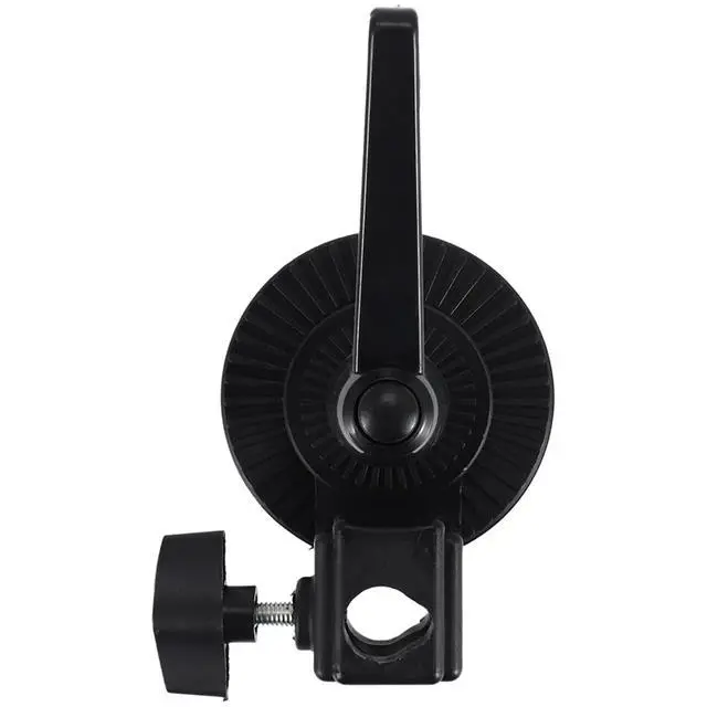 Alt view image 2 of 6 - Single Grip Swivel Head Bracket Clamp for Photo Studio Boom Arm Reflector Holder Stand