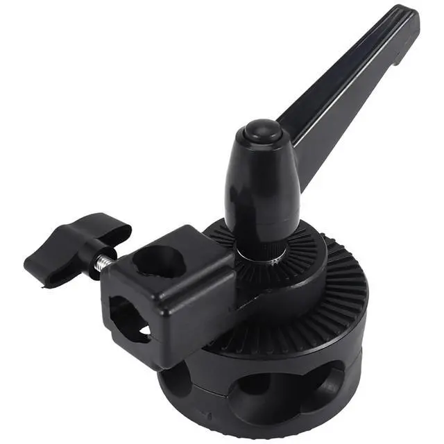 Alt view image 3 of 6 - Single Grip Swivel Head Bracket Clamp for Photo Studio Boom Arm Reflector Holder Stand