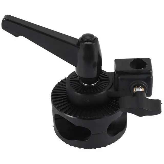 Alt view image 4 of 6 - Single Grip Swivel Head Bracket Clamp for Photo Studio Boom Arm Reflector Holder Stand