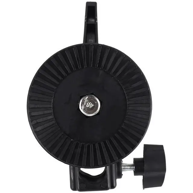 Alt view image 2 of 2 - Single Grip Swivel Head Bracket Clamp for Photo Studio Boom Arm Reflector Holder Stand