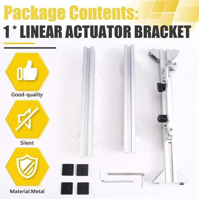 Alt view image 5 of 7 - DIY Linear Actuator Bracket Adjustable Angle Linear Reciprocating Motor Bracket Reciprocating Motor Bracket with Suction Cup