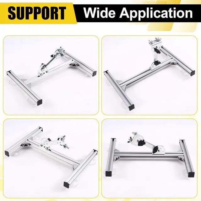 Alt view image 7 of 7 - DIY Linear Actuator Bracket Adjustable Angle Linear Reciprocating Motor Bracket Reciprocating Motor Bracket with Suction Cup