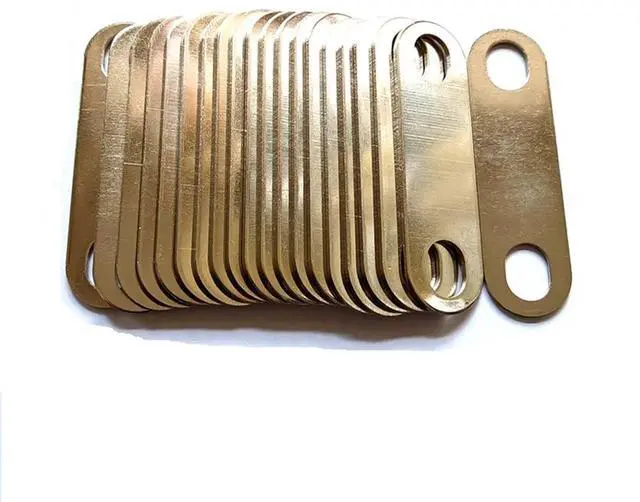 Alt view image 5 of 6 - 20pc LTO Bus Bars Connector Posts Straps Clips 65mm Hole Central Pitch Oval Hole for Yinlong 66160 Lithium Titanate Cell