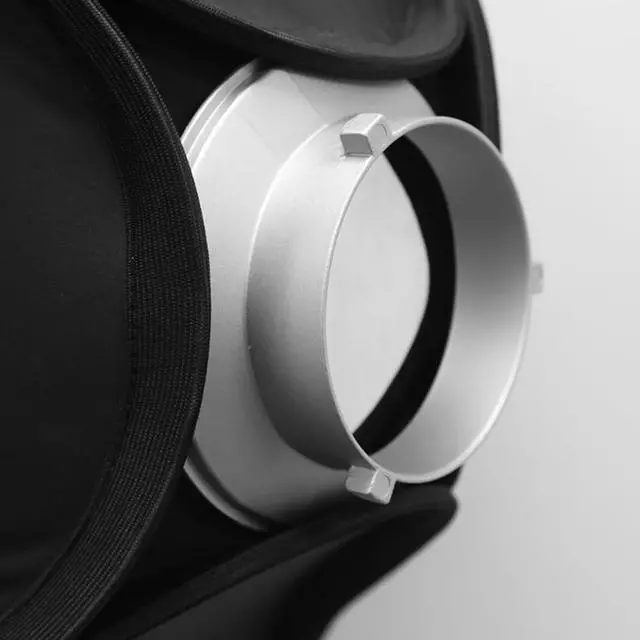 Alt view image 6 of 7 - Bowens Mount Softbox Speed Rings Adapter for Studio Photography 150mm Fits S-Type Softbox