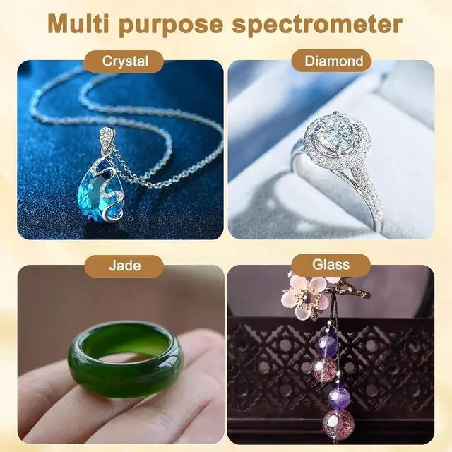 Alt view image 3 of 7 - Pocket Gemological Spectroscope Diffraction 18mm in Diameter Medium Size Jeweller Gem Stone Tool
