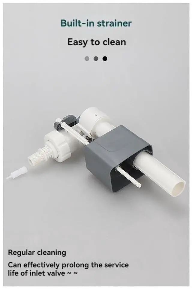 Alt view image 4 of 5 - Bathroom In-Wall Water Tank Inlet Valve Hang Wall Hanging Toilet Water Valve Water Inlet Accessories G3/8inch