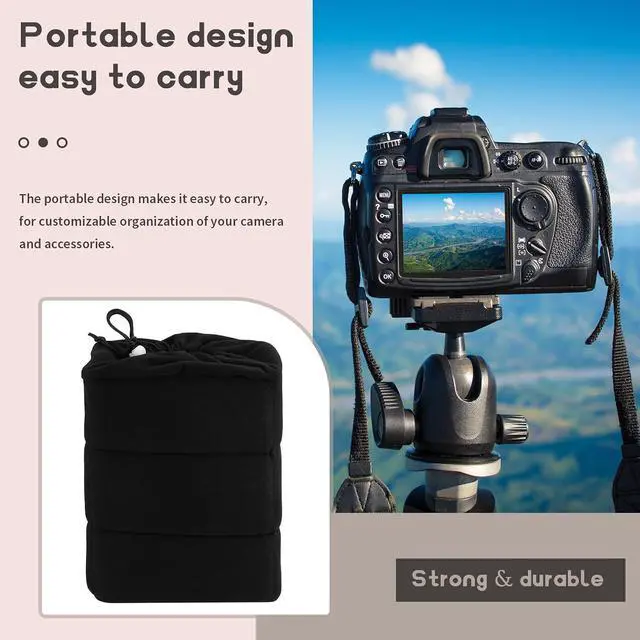Alt view image 4 of 7 - Waterproof DSLR Camera Inserts Bag Portable Protector Bag Drop-Proof Handbag