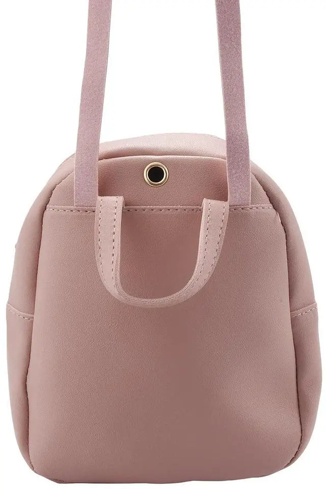 Alt view image 4 of 7 - Mini Backpack Small Diagonal Bag Leather Backpack Cute Bow Backpack Ladies Wallet
