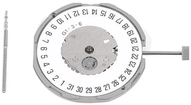 Main image of GM10/GM12 Watch Movement GM12 Six-Point Calendar+0Mm Three-Pin High- Mechanical Watch Movement Replacement