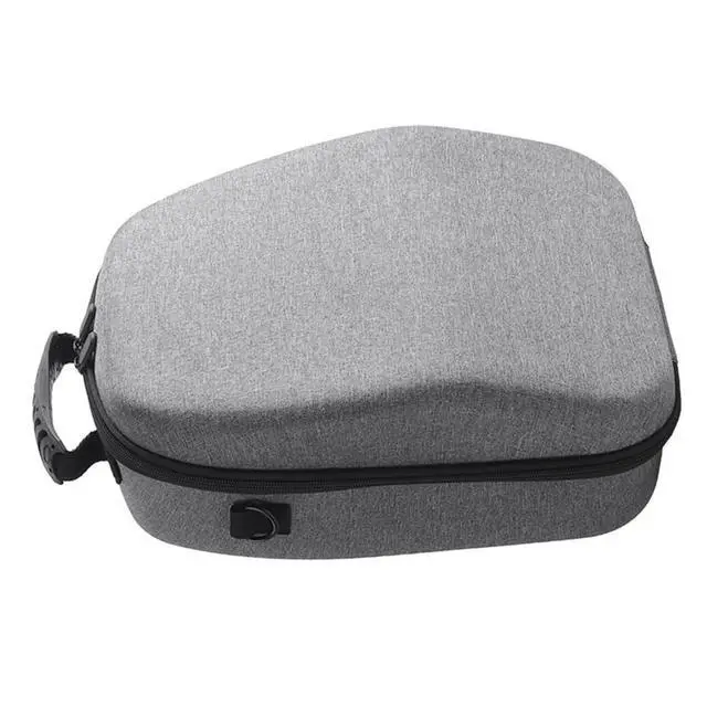 Alt view image 4 of 5 - Glasses Handbag EVA Protective Storage Cases with Handle Large-Capacity Dustproof Wear- for PS VR2 Glasses B Silver Gray