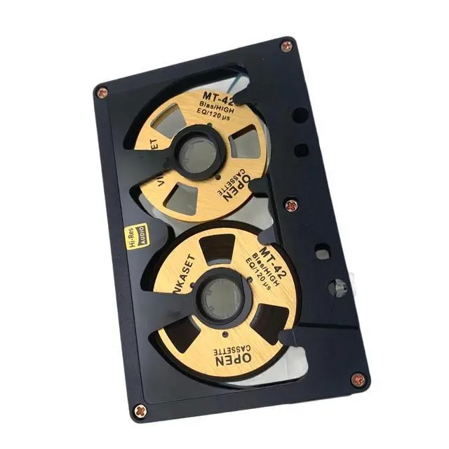 Alt view image 4 of 6 - Cassette Audio Reel to Reel 50 Minute Blank Tape Double Sided Metal Reel Hollow Case Self-Made