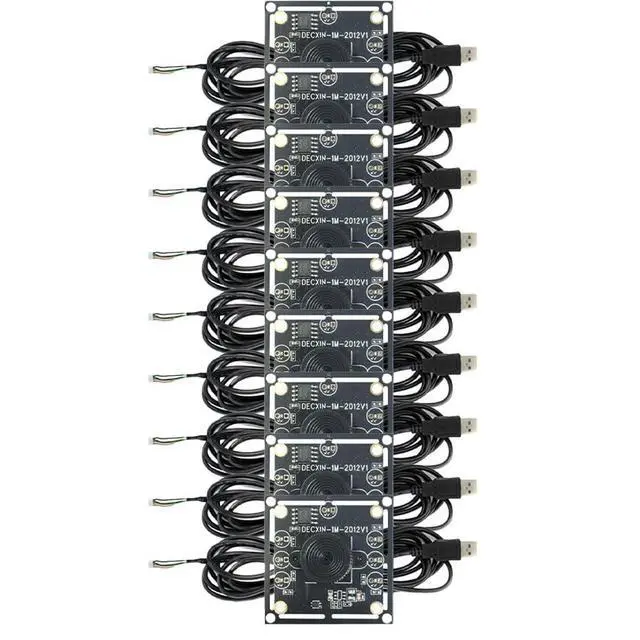 Main image of New 9Pcs 100 Degree Camera Module 1MP OV9732 1280x720 USB Free Driver Manual Focus, with 2 Meter Cable for WinXP/7/8/10