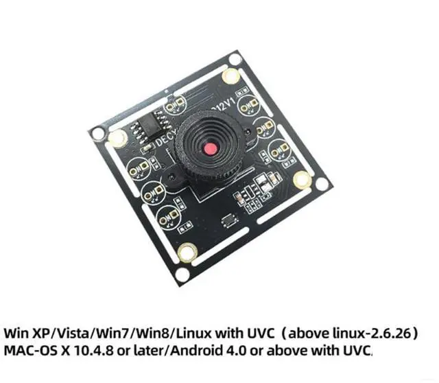 Alt view image 2 of 7 - New 9Pcs 100 Degree Camera Module 1MP OV9732 1280x720 USB Free Driver Manual Focus, with 2 Meter Cable for WinXP/7/8/10