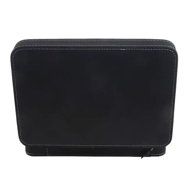 Alt view image 2 of 7 - Portable Watch Box Organizer PU Leather Casket with Zipper Classic Style 10 Grids Multi-Functional Bracelet Display Case