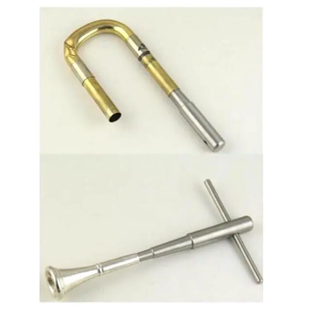 Alt view image 3 of 7 - Wind Instrument Repair Tool Trumpet Mouthpiece Truing Tool Simple Dents Removing Metal Repairer Big Easy Install