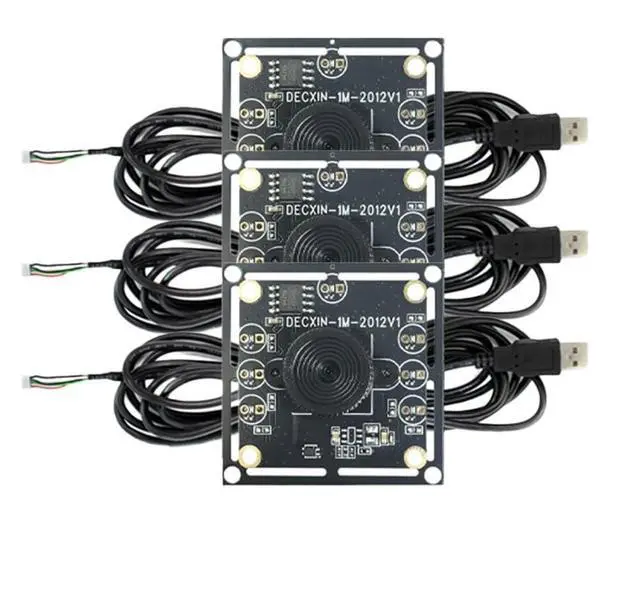 Alt view image 7 of 7 - New 9Pcs 100 Degree Camera Module 1MP OV9732 1280x720 USB Free Driver Manual Focus, with 2 Meter Cable for WinXP/7/8/10