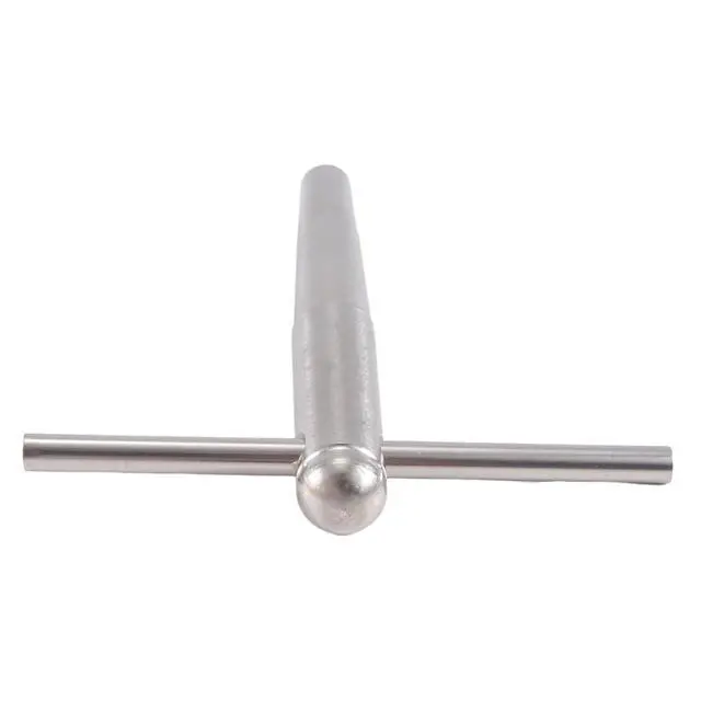Alt view image 6 of 7 - Wind Instrument Repair Tool Trumpet Mouthpiece Truing Tool Simple Dents Removing Metal Repairer Big Easy Install