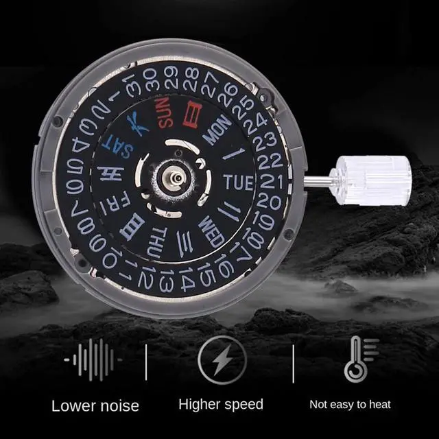 Alt view image 7 of 7 - NH36 Movement Mechanical Watch 3.8 Crown Position Replacement Spare Parts Watch Movement for Diver's MOD Sub 24 Jewels