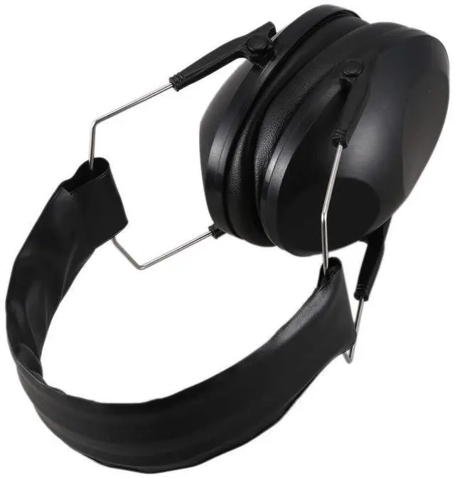 Alt view image 3 of 7 - Foldable Hearing Ear Protection Hunting Sports Ear Muff Noise Cancelling Earmuff Ear Protection Ear Plugs,Black