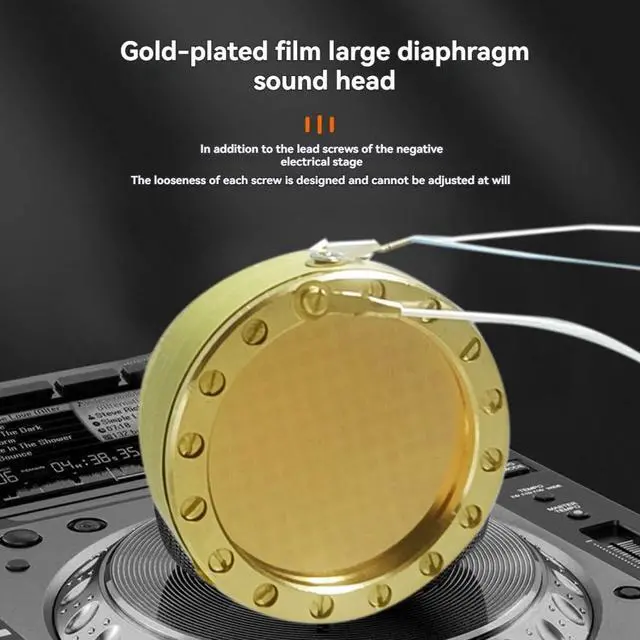Alt view image 5 of 7 - Microphone Diaphragm Core Capsule Large Diaphragm Condenser Microphone Accessories 34MM for Studio Record
