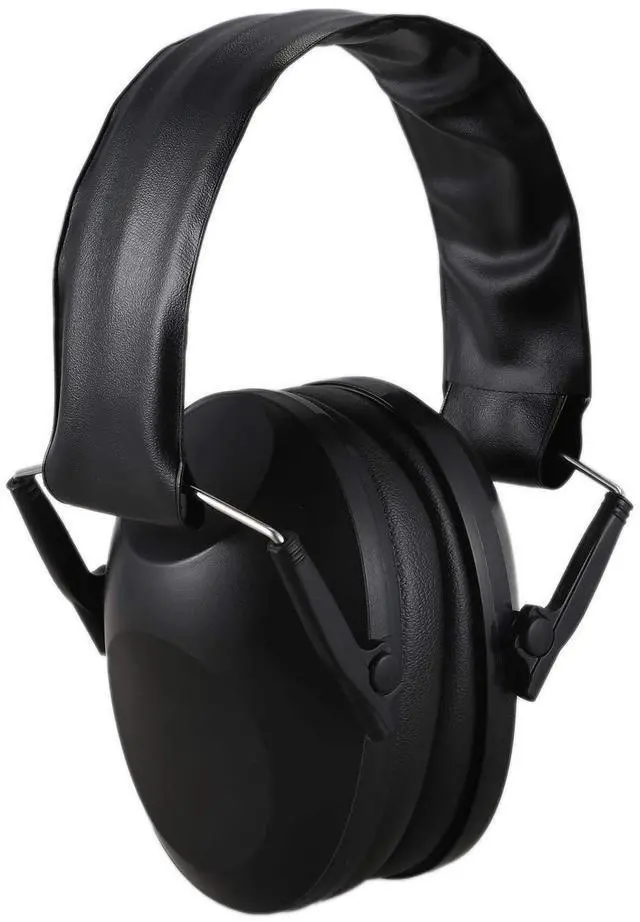 Alt view image 4 of 7 - Foldable Hearing Ear Protection Hunting Sports Ear Muff Noise Cancelling Earmuff Ear Protection Ear Plugs,Black