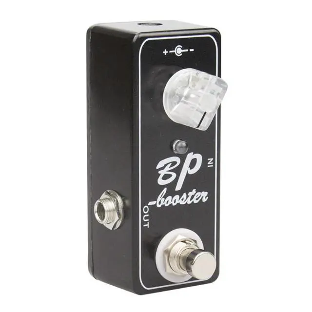 Alt view image 4 of 6 - Effect Full Metal Shell Guitar Pedal BP Booster Mini Design True Bypass Clean Sound Boost Functionality