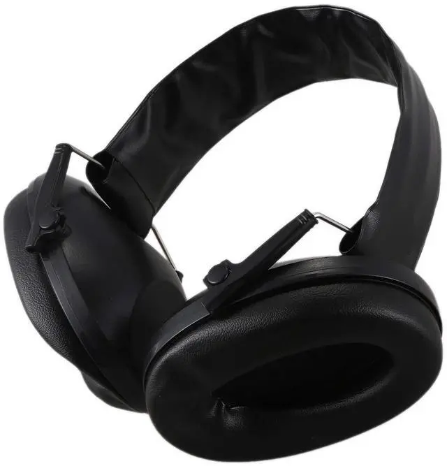 Alt view image 5 of 7 - Foldable Hearing Ear Protection Hunting Sports Ear Muff Noise Cancelling Earmuff Ear Protection Ear Plugs,Black