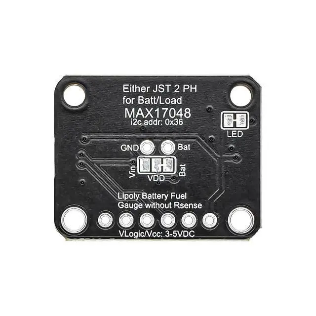 Alt view image 5 of 6 - MAX17048 LiPoly/LiIon Gauge MAX17048 LiPoly/LiIon Battery Monitor MAX17048