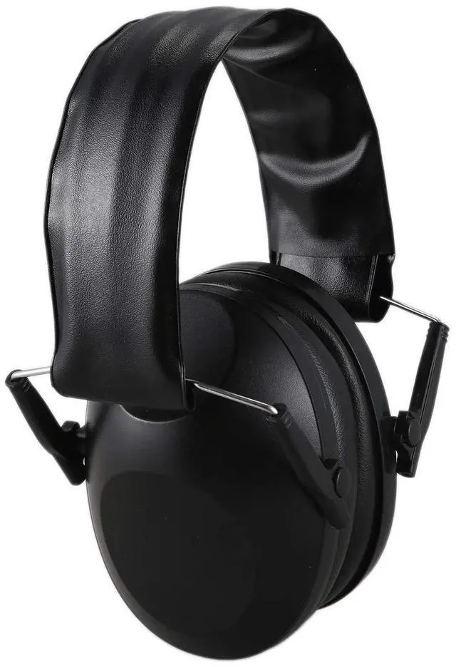 Alt view image 7 of 7 - Foldable Hearing Ear Protection Hunting Sports Ear Muff Noise Cancelling Earmuff Ear Protection Ear Plugs,Black