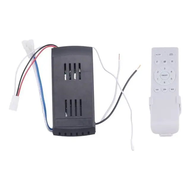 Main image of Universal Ceiling Fan Remote Control Kit 40W 6-Speed Timing Function Replacement Remote for DC Ceiling Fans & Lights