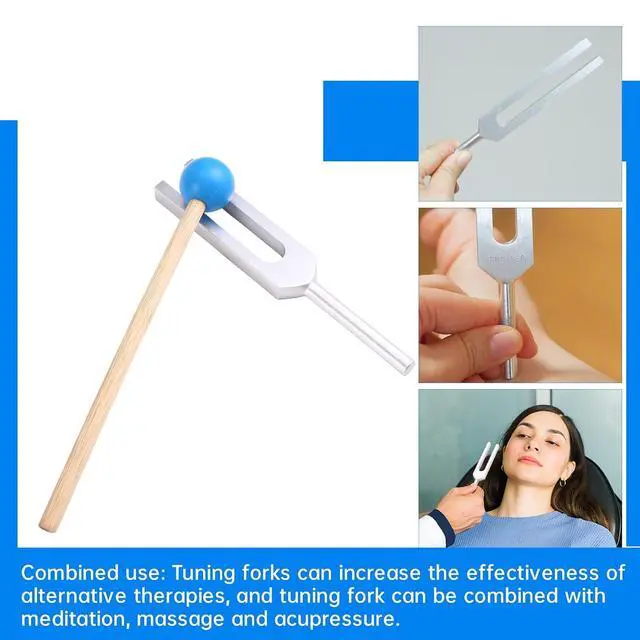 Alt view image 6 of 7 - Tuning Forks Chakra Set, 174Hz/285Hz/396Hz/417Hz/528Hz/639Hz/741Hz/852Hz/963Hz,for Healing Chakra,Sound Therap Silver