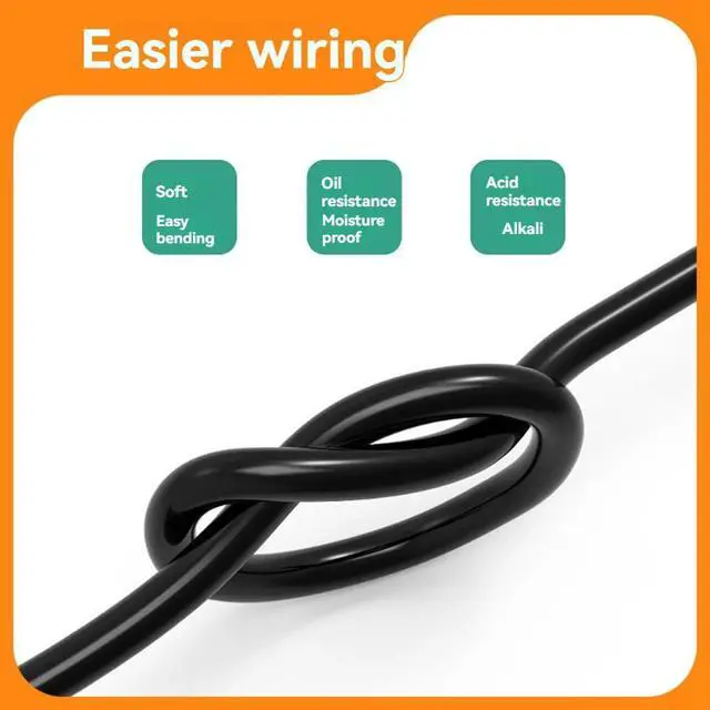 Alt view image 2 of 6 - Electric Bicycle Cable 1TO5 Waterproof Cable Leads Wires for KT Controller Motor Throttle Brake Display