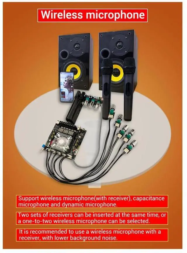 Alt view image 3 of 7 - -Dam L1 2x220W&350W 2.1Channel BT Digital Power Amplifier Board TPA3251D2 Low Noise Audio Amplifier Module,B